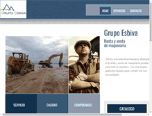 Tablet Screenshot of grupoesbiva.com